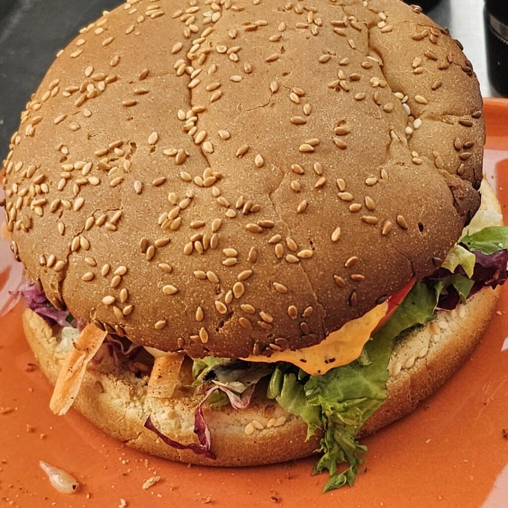 The construction of a burger