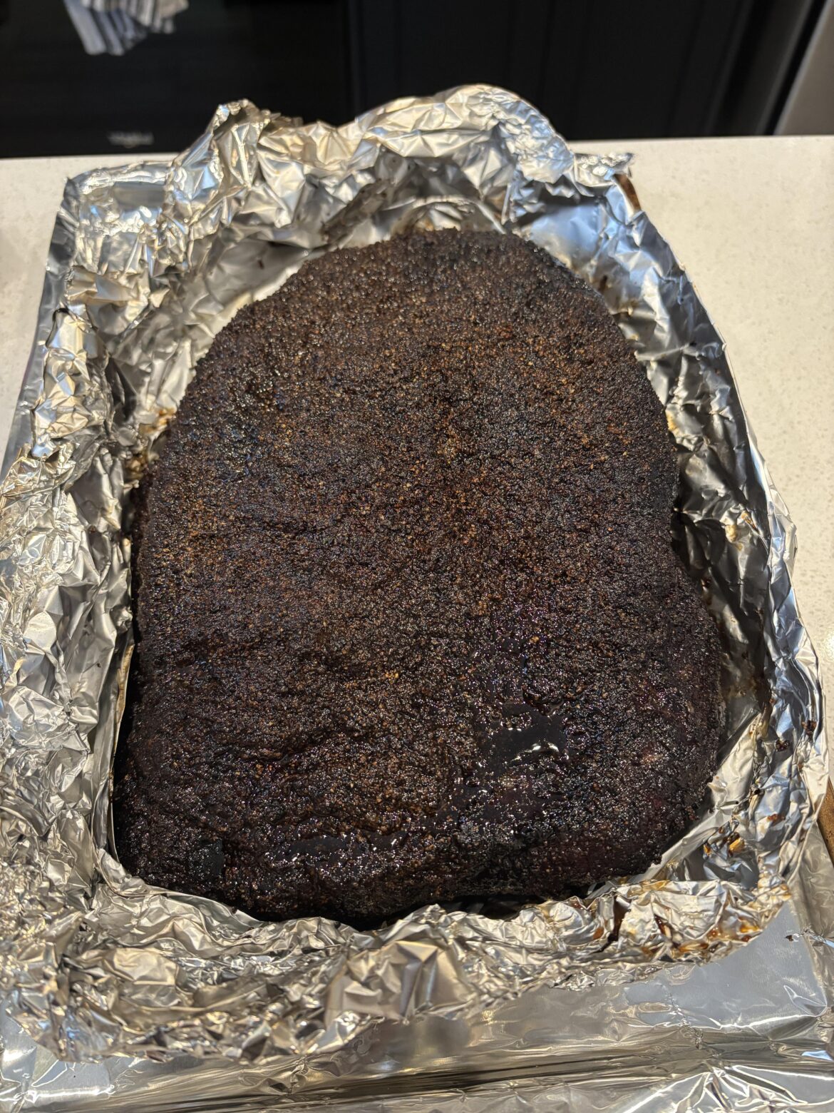Brisket was probing tender when pulled, but after resting it’s now probing tough?