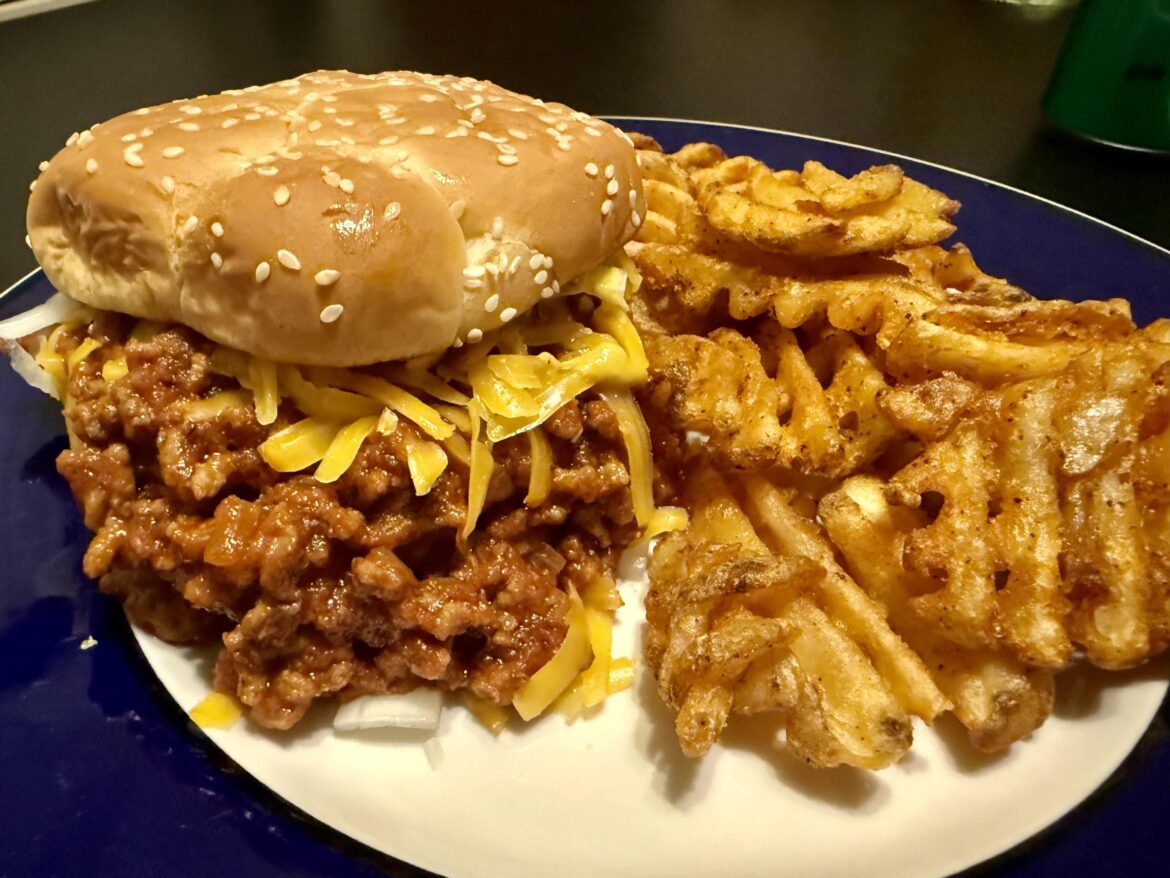 Sloppy Joes & Waffle Fries