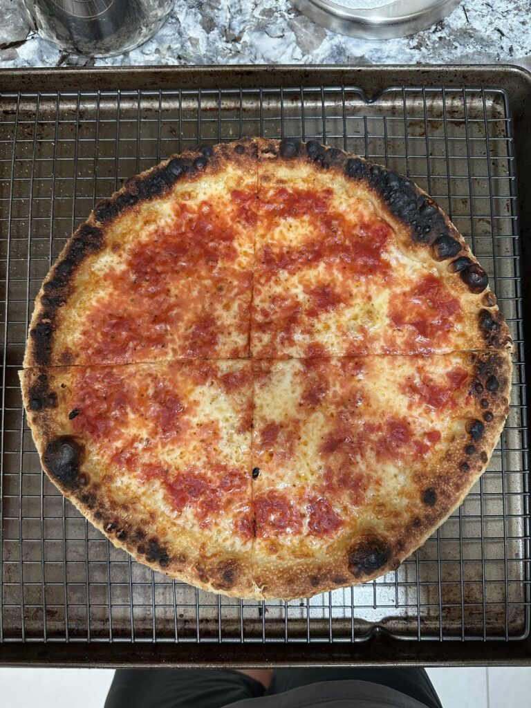 Going to Italy tomorrow, so of course I had to make pizza
