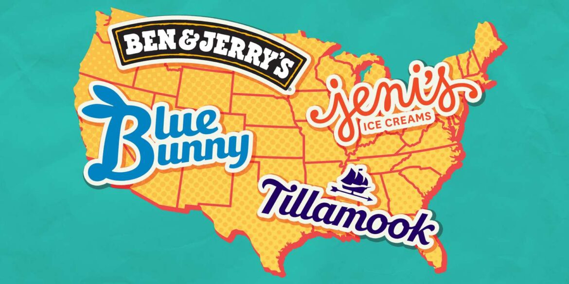 The Most Popular Ice Cream Brand in Each State, According to a New Study