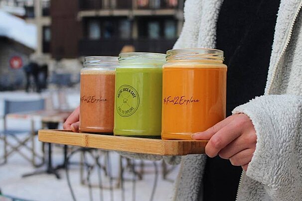 Arctic Juice & Cafe, Val d'Isere terrace