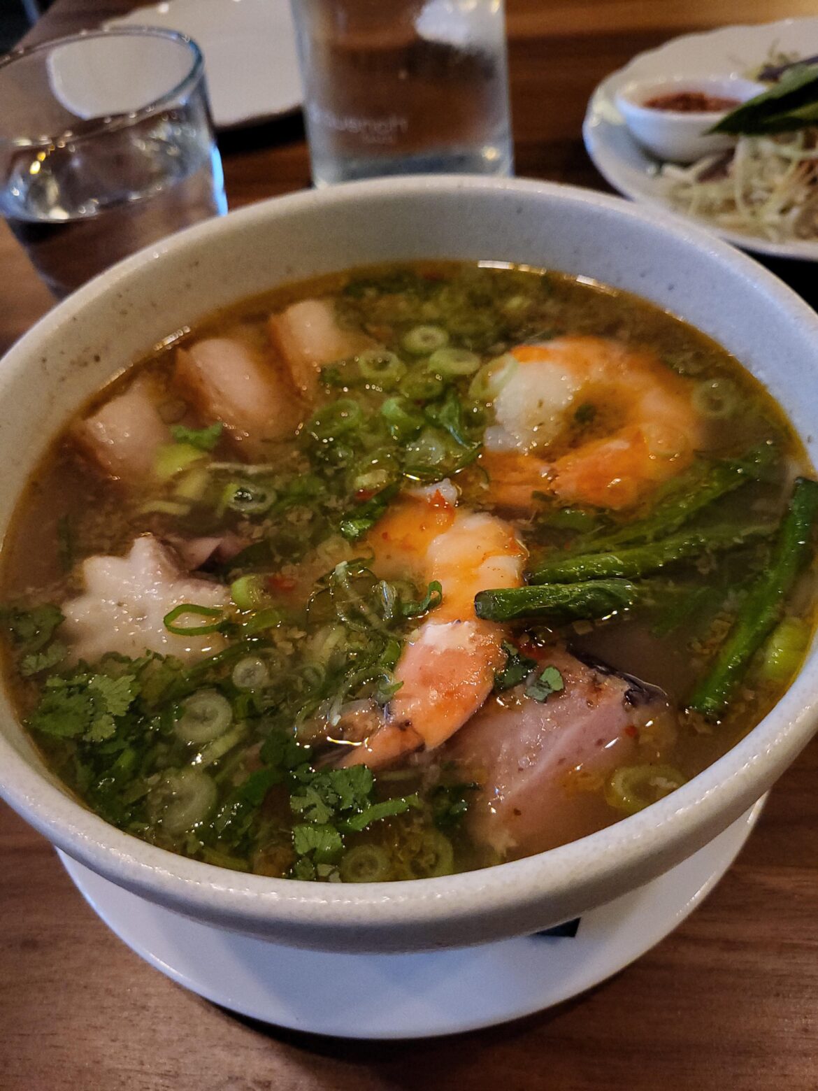 Bun mam (fermented fish noodle soup) at Lunch Lady, their Thursday special and my all-time fav dish