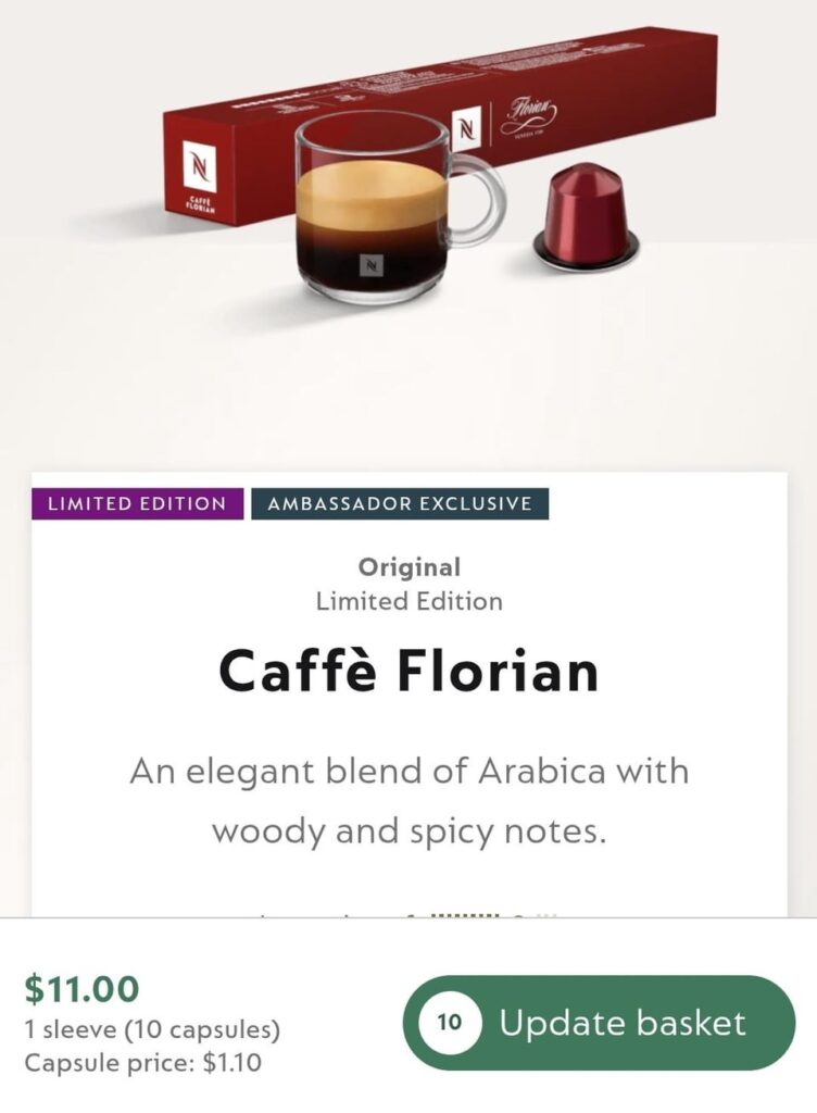 Caffe Florian in Australia