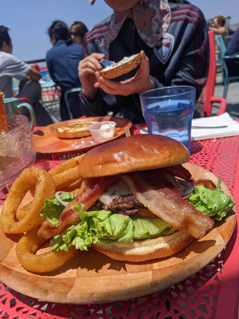 "Oceans Cafe and Grill" in Playa del Rey - BBQ Bacon Burger
