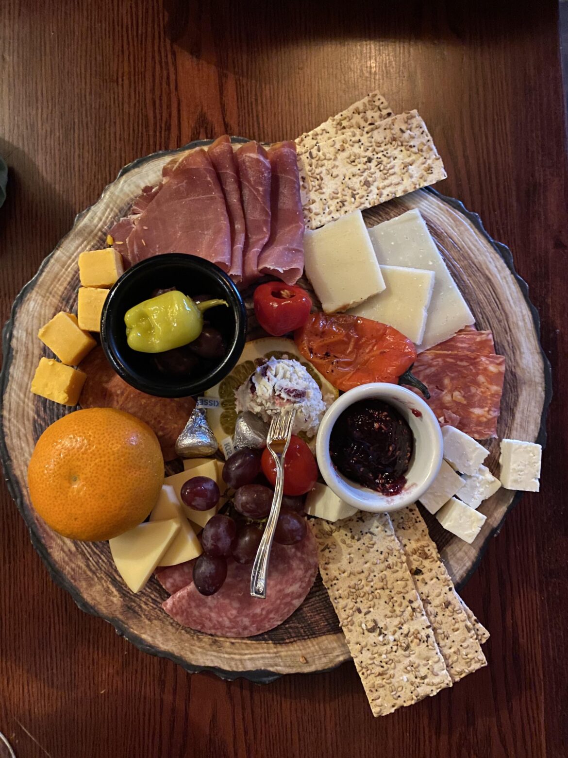 Charcuterie Board on Wood