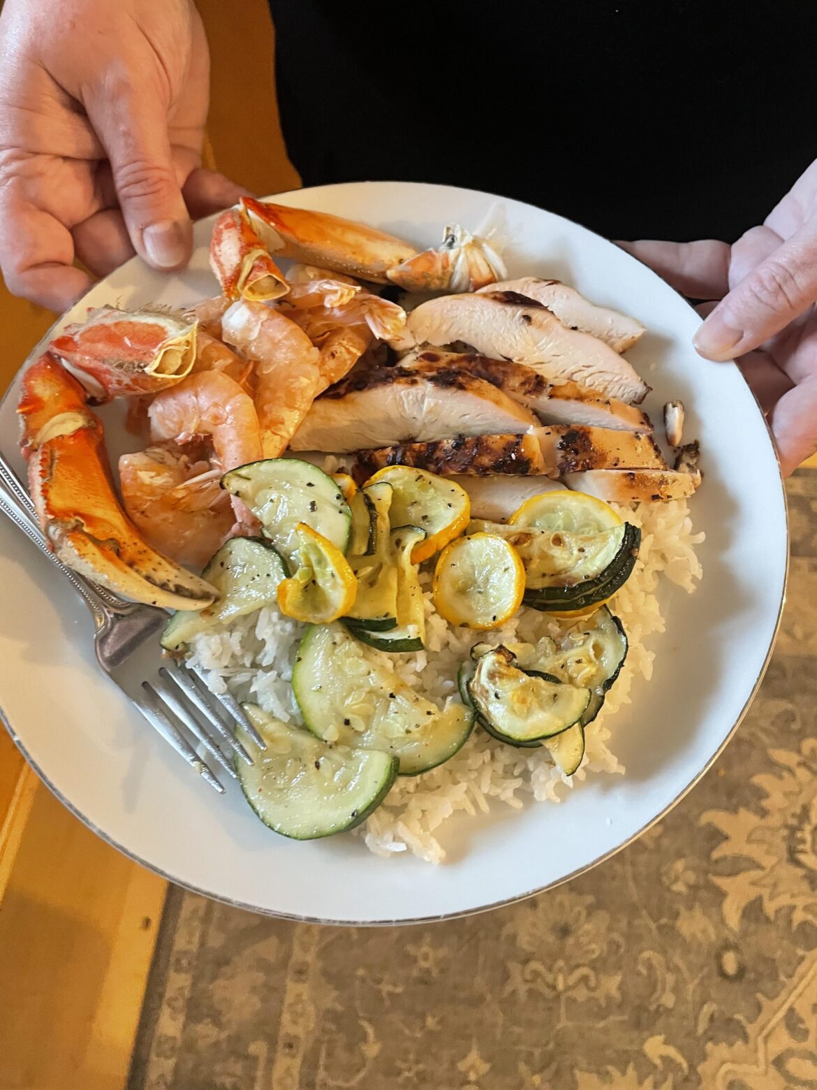 Made dinner for my moms b day!