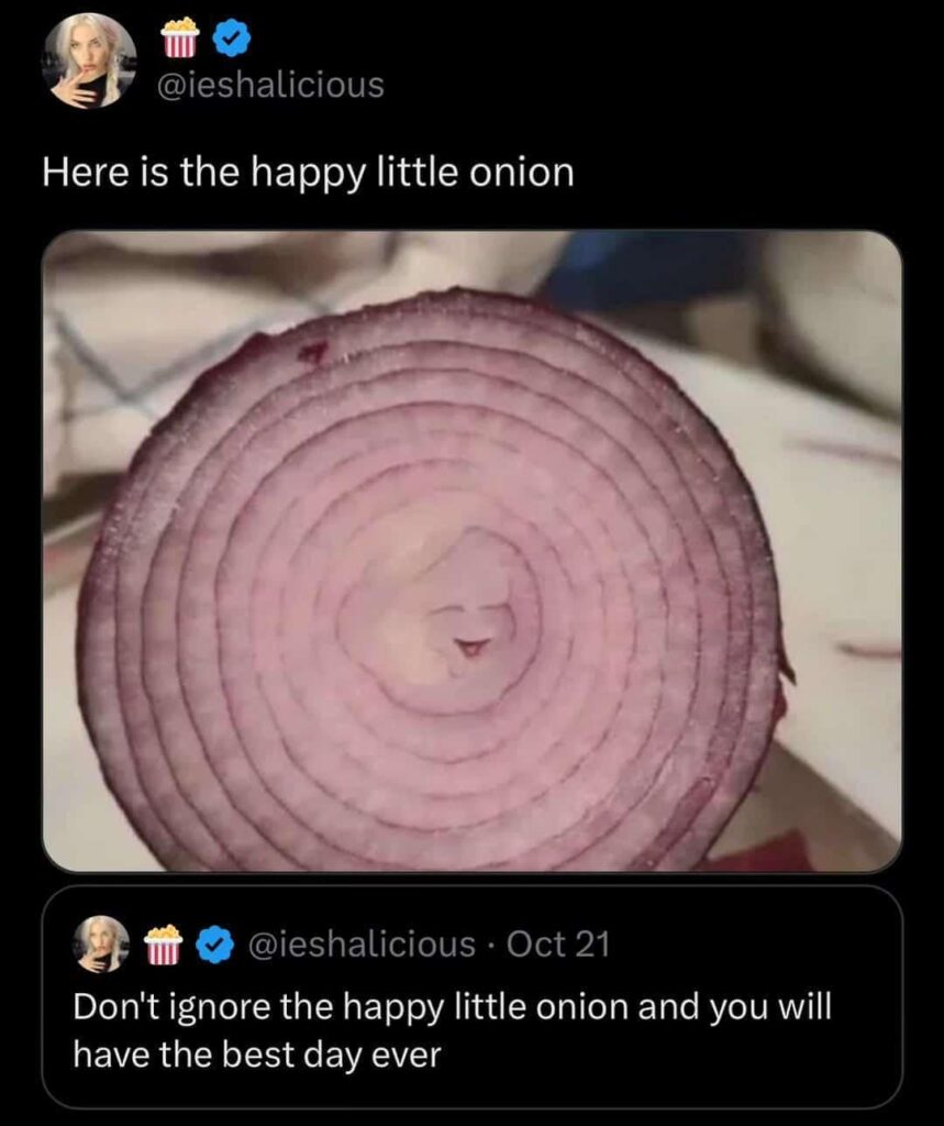 Happy little onion