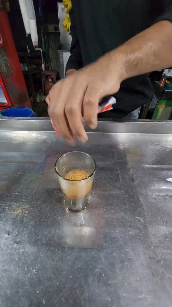 The poor cup survived everything.