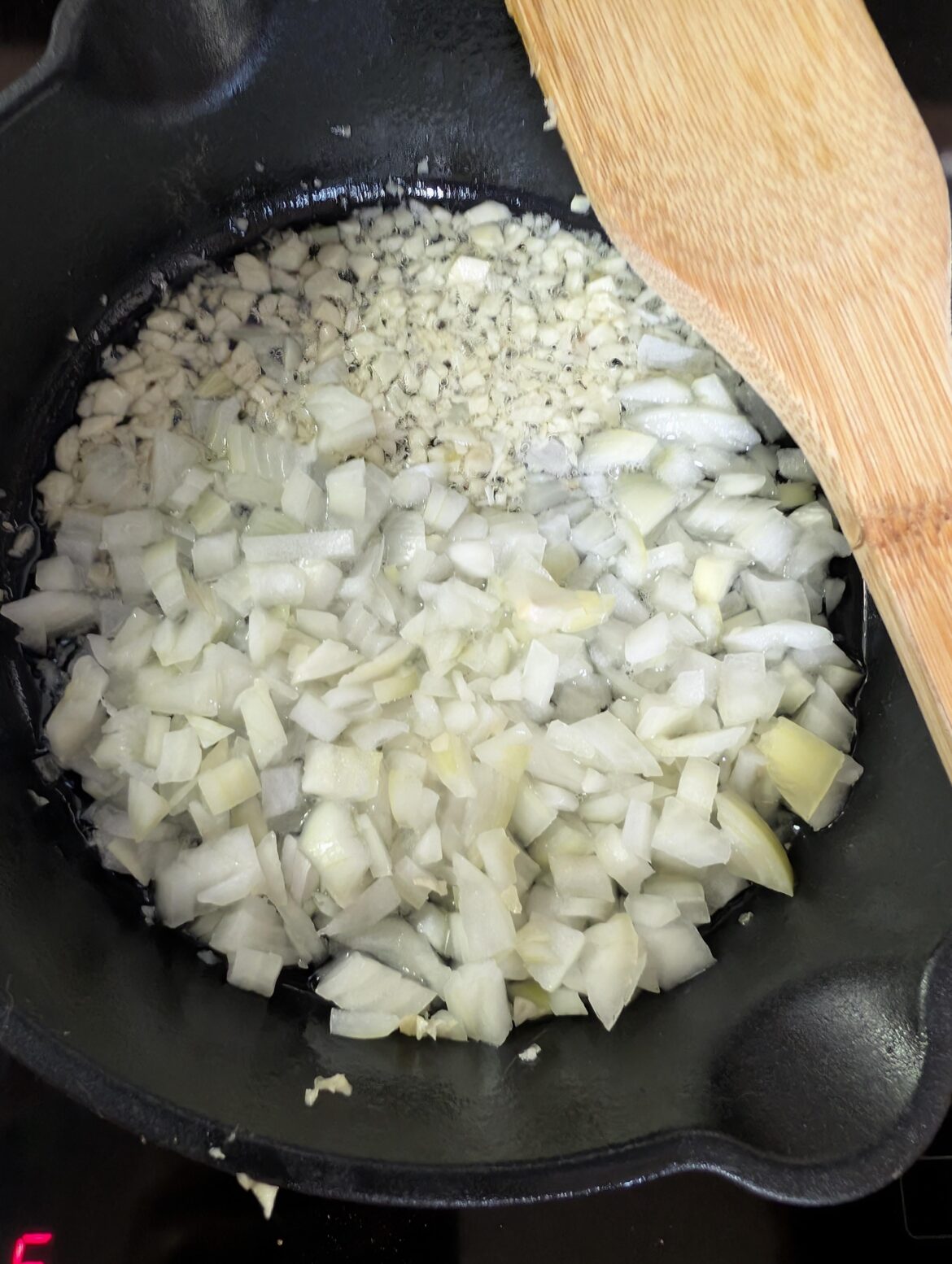 I was taught to cook by my Baba. First you start with garlic and onions, then you decide what to make.