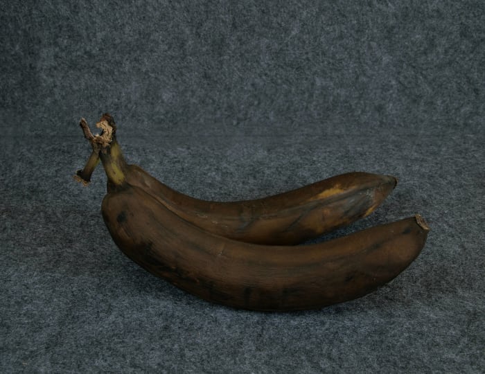 Banana, garlic, tomato, and sauerkraut - “You're A Mean One, Mr. Grinch”