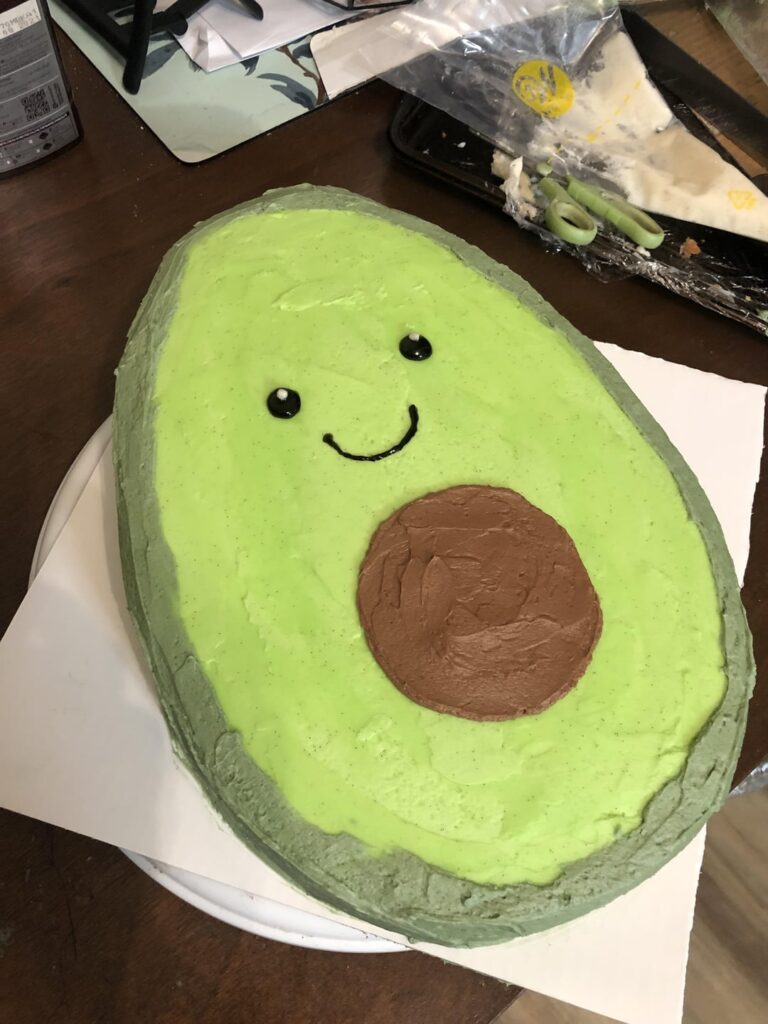 Avocado cake