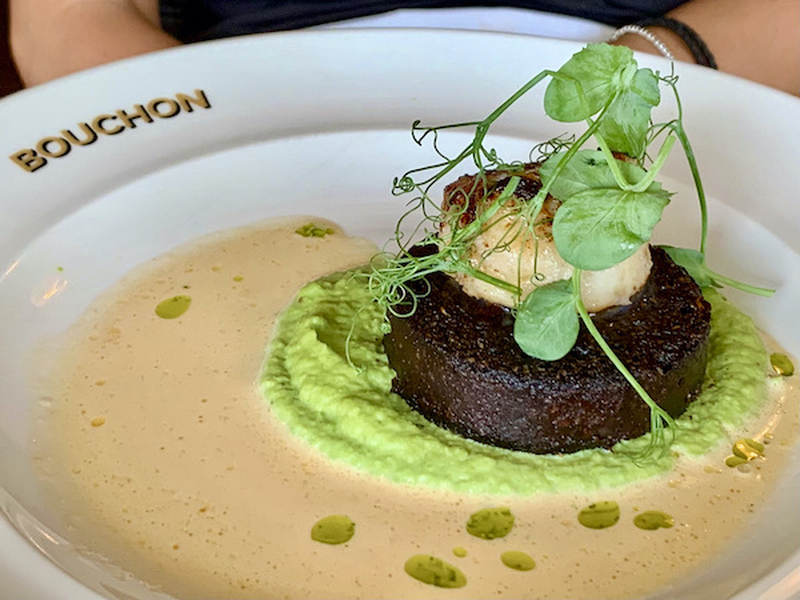 Bouchon Salt House Castle Street French Restaurant Scallop Black Pudding