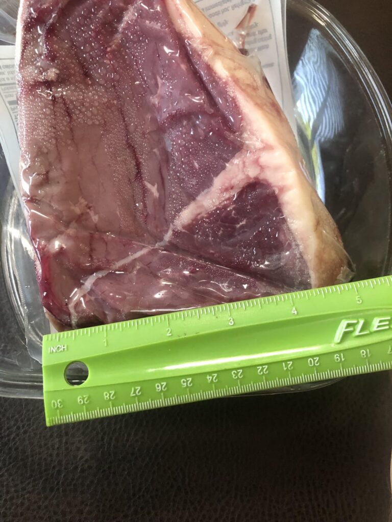 This was delicious, I know it looks a little lean, but this was TENDER This was delicious, I know it looks a little lean, but this was TENDER