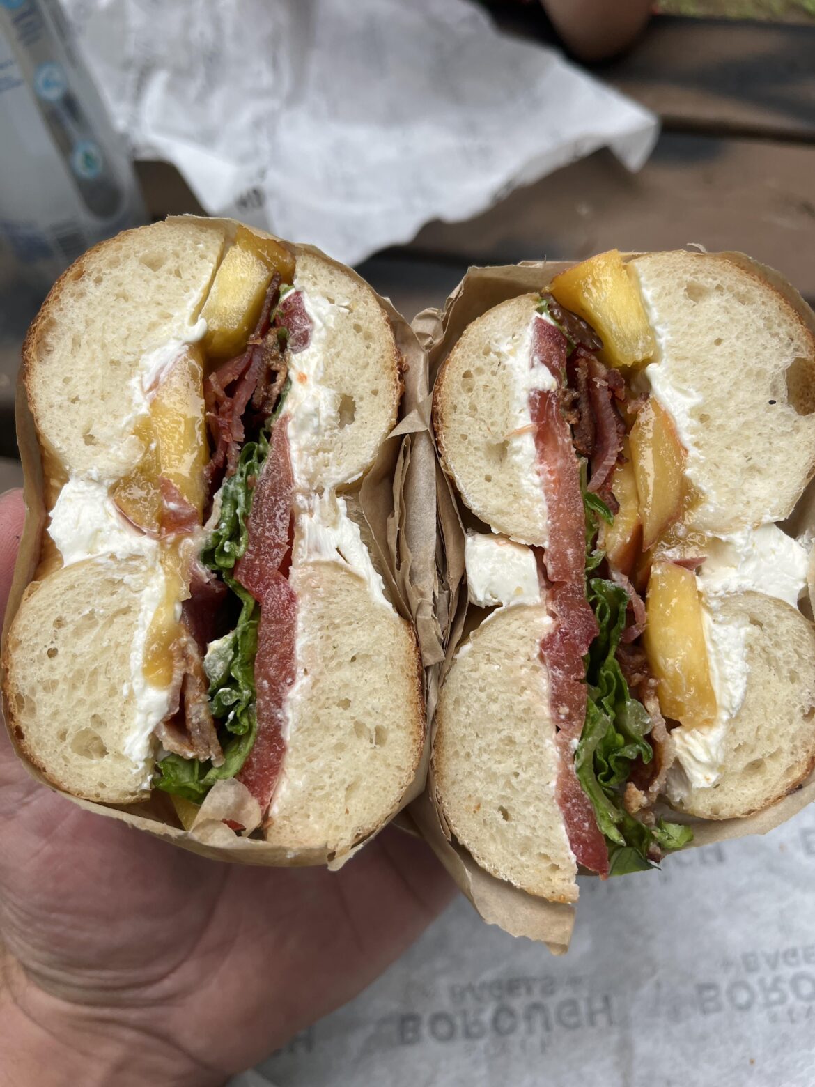 Peach BLT