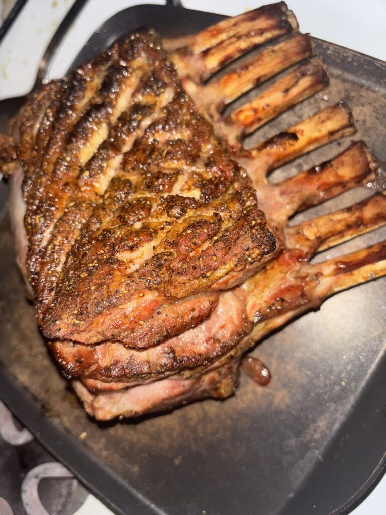 First time cooking rack of lamb