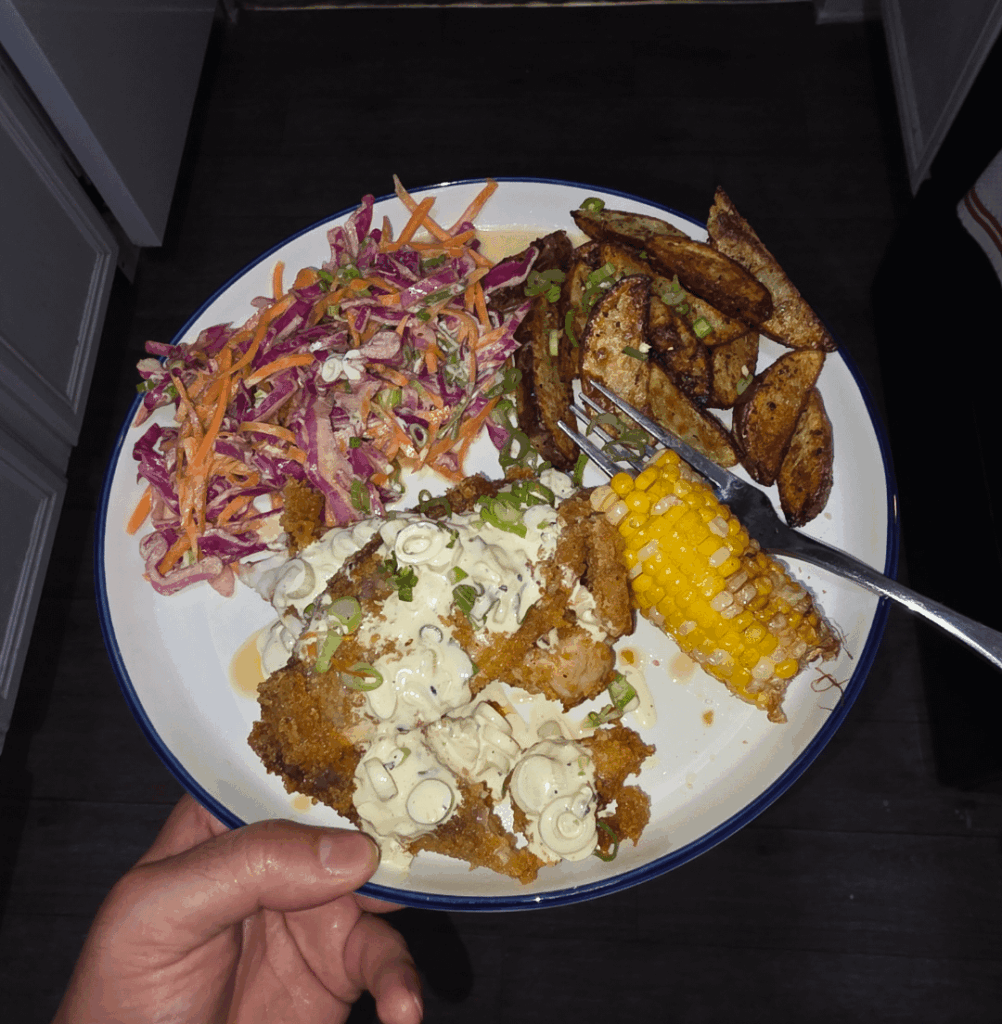 Made updated Crispy Old Bay Tilapia Made updated Crispy Old Bay Tilapia