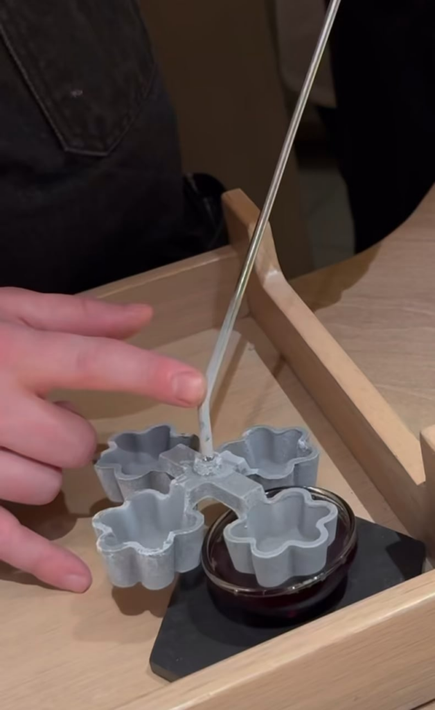 Are all the courses prepared one by one and served directly to you?