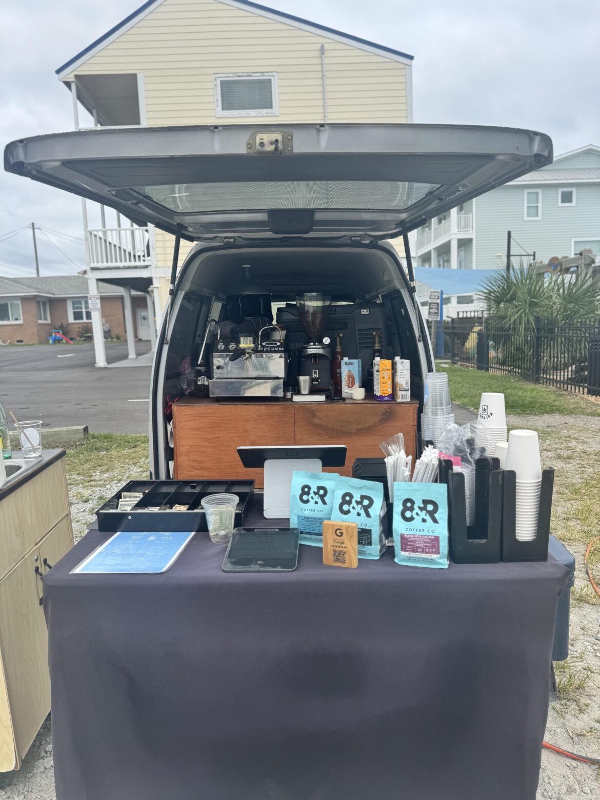 Epic coffee at the beach