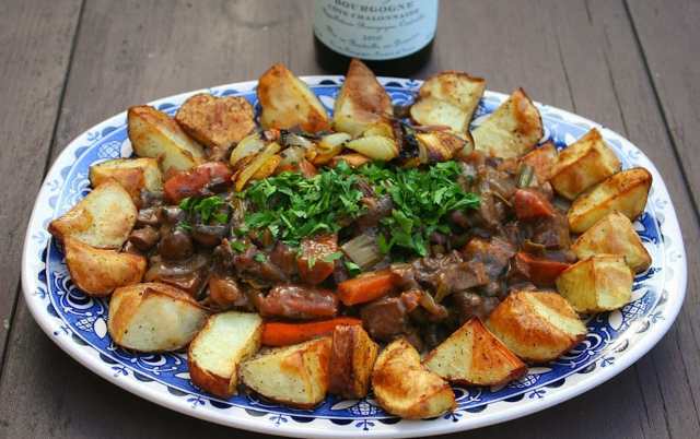 Boeuf Bourguignon Végétalien 