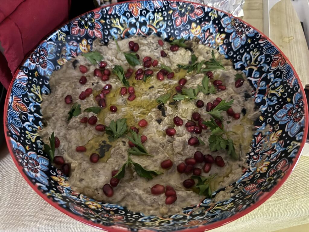 Some salads/dips I made for a Mediterranean bbq