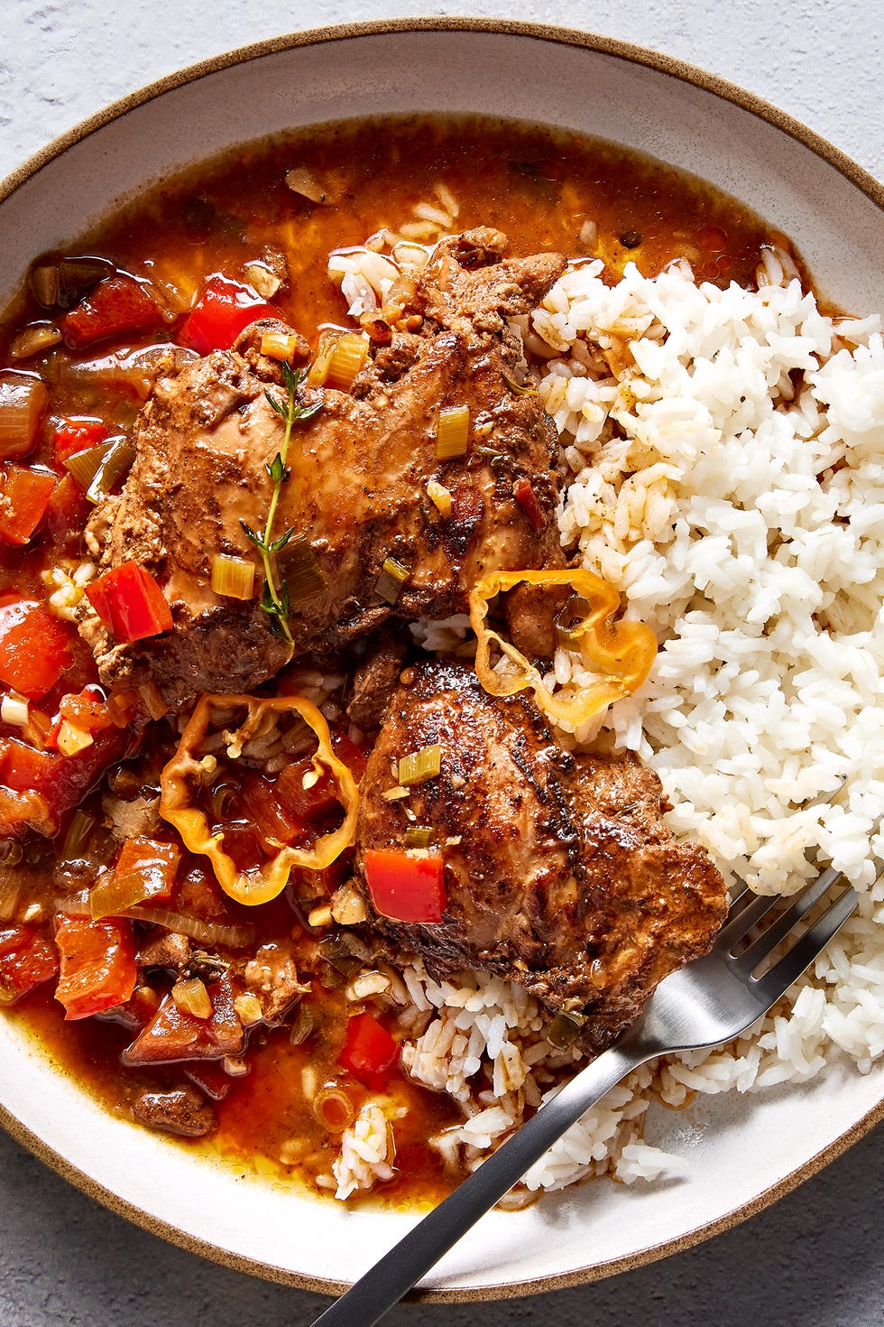 brown stew chicken