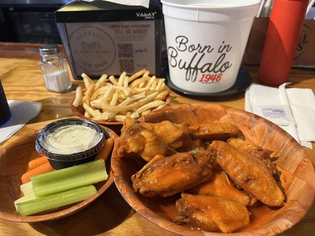 Finally tried the wings in Buffalo, and…