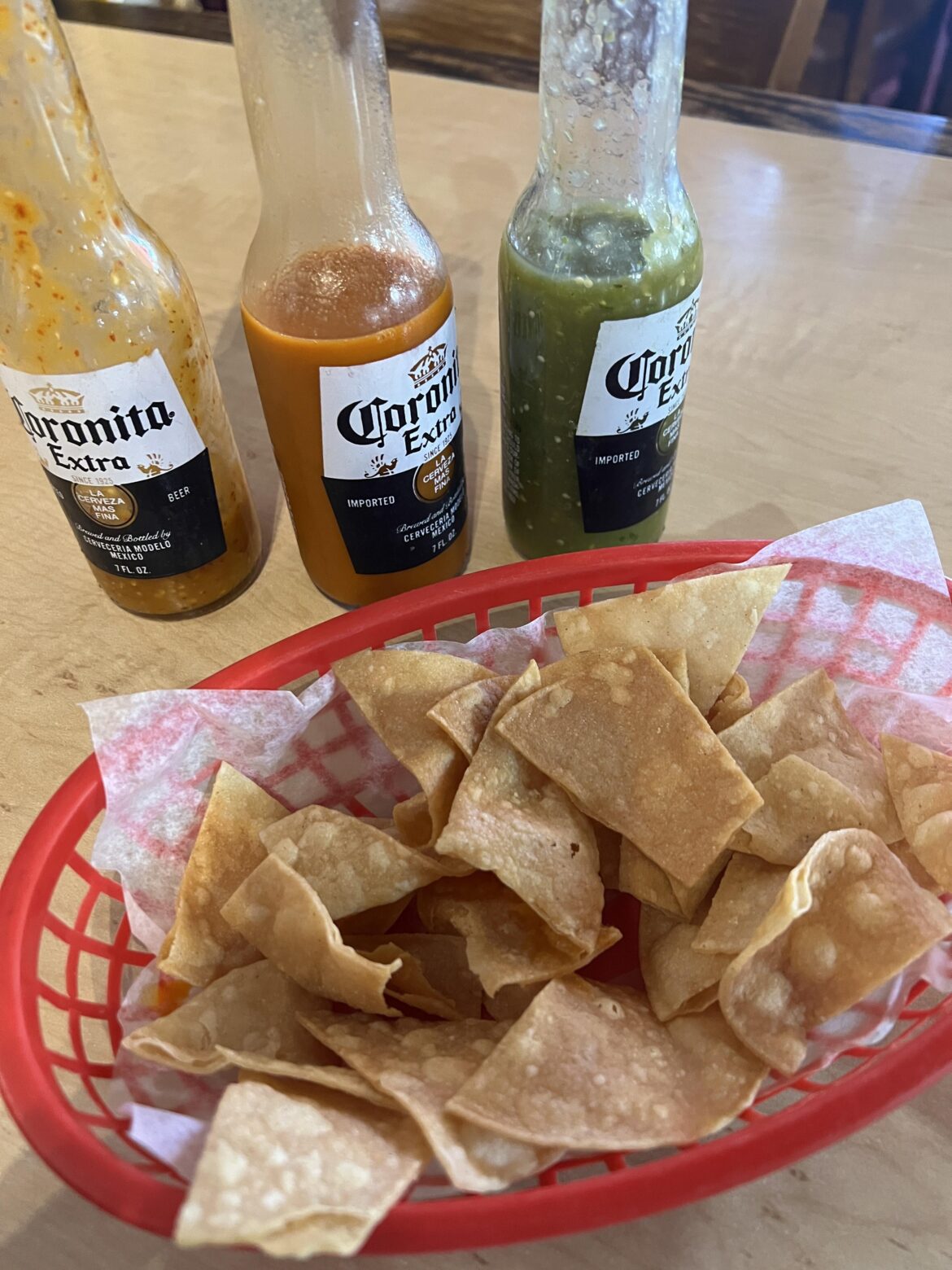 The free chips and salsa served at Pancho Lopez are elite