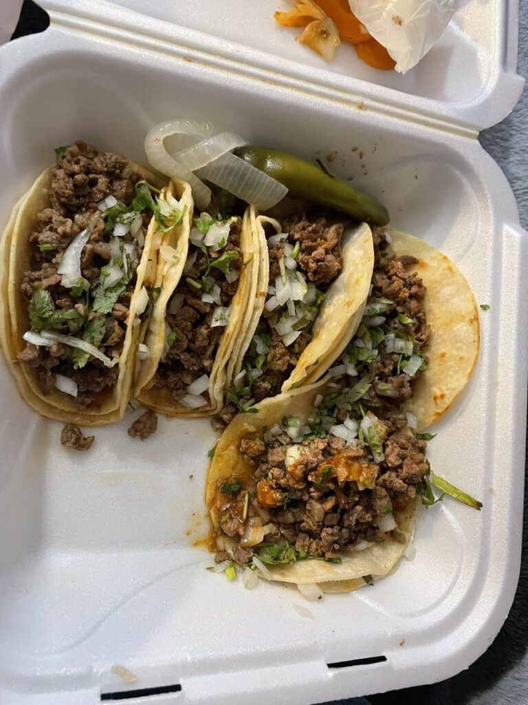 How many calories do you guys think? There were 6 total one missing from pic then I ate more I ate 4 total and some rice and beans