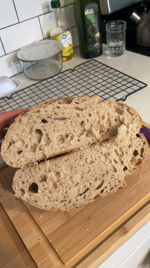 First loaf I’ve bit in to where I actually felt like “DANG this is good bread”