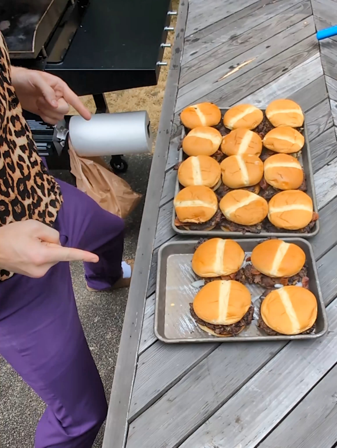 Last week I made 8 burgers. This week? 16 BURGERS. If this post gets 32 upvotes, next weekend I will make 32 BURGERS (And give them away!)