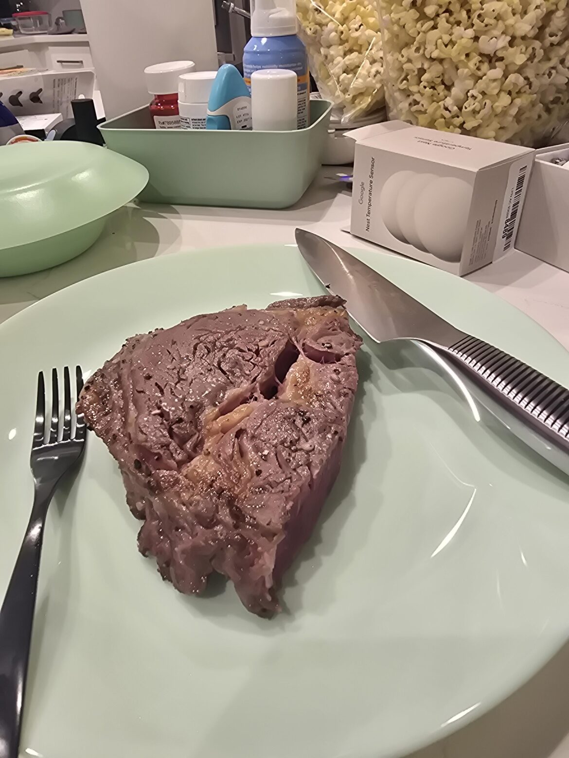 First time making steak by myself