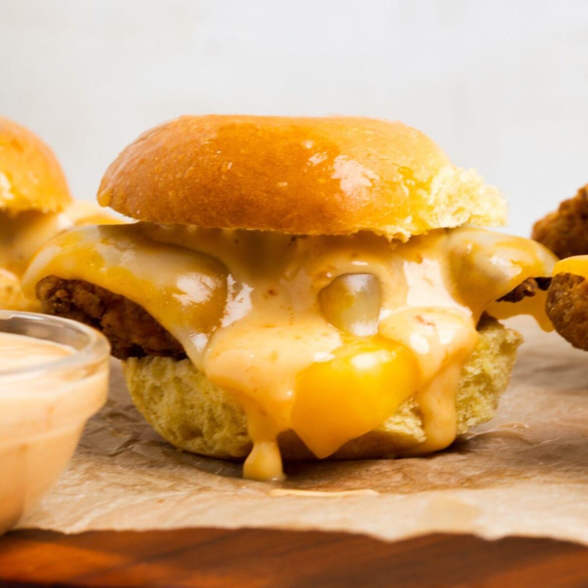 Crispy Bang Bang Chicken Sliders