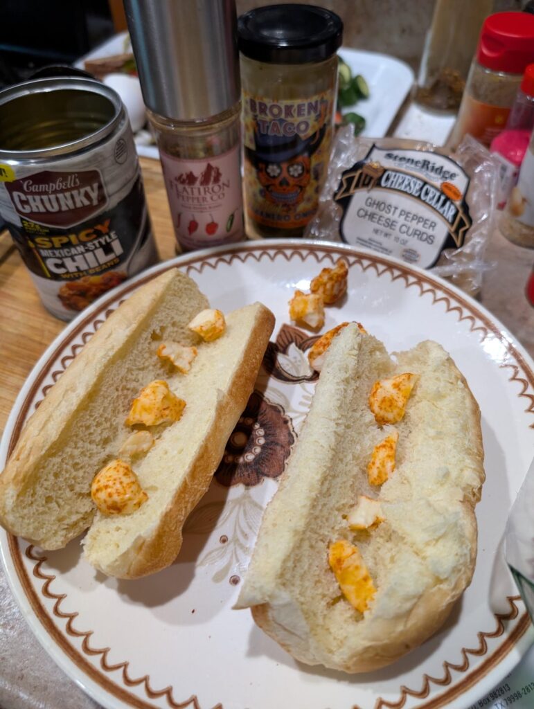 Made some spicy chili cheese dogs