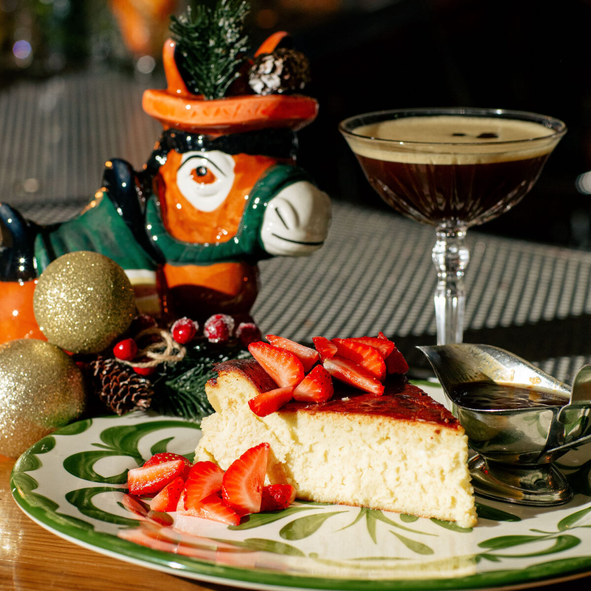 Cheesecake with tequila caramel from The Hideaway