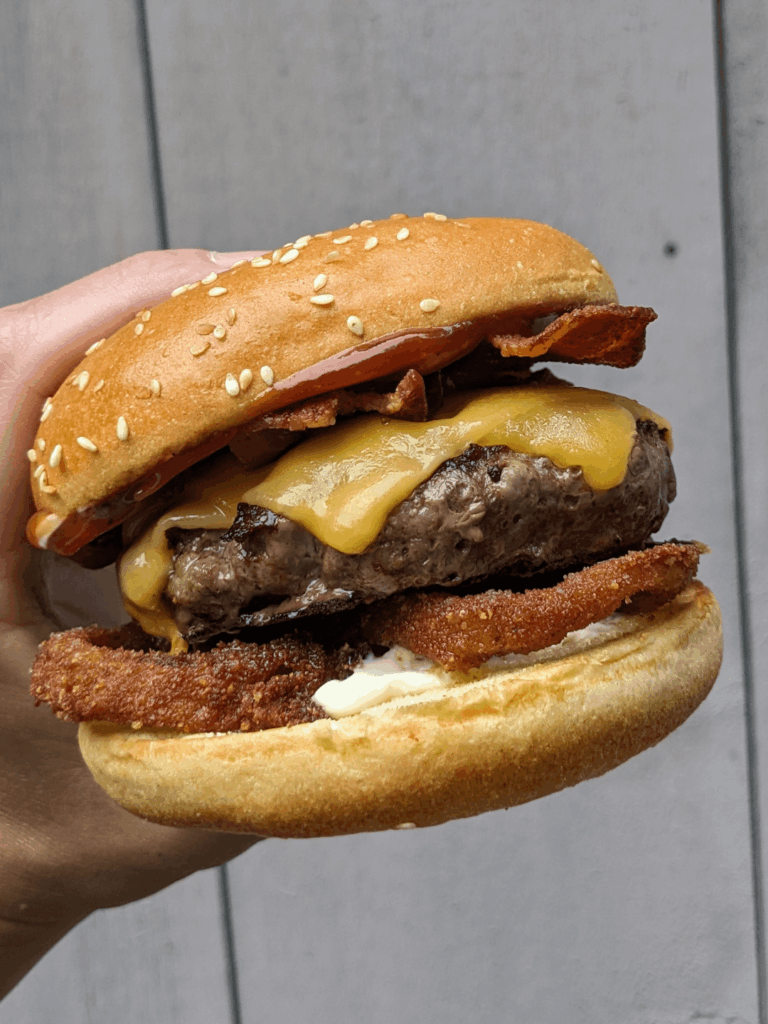 Western bacon cheeseburger