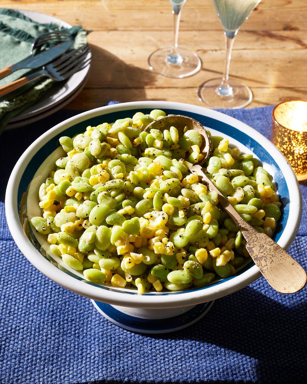 lima bean and corn succotash