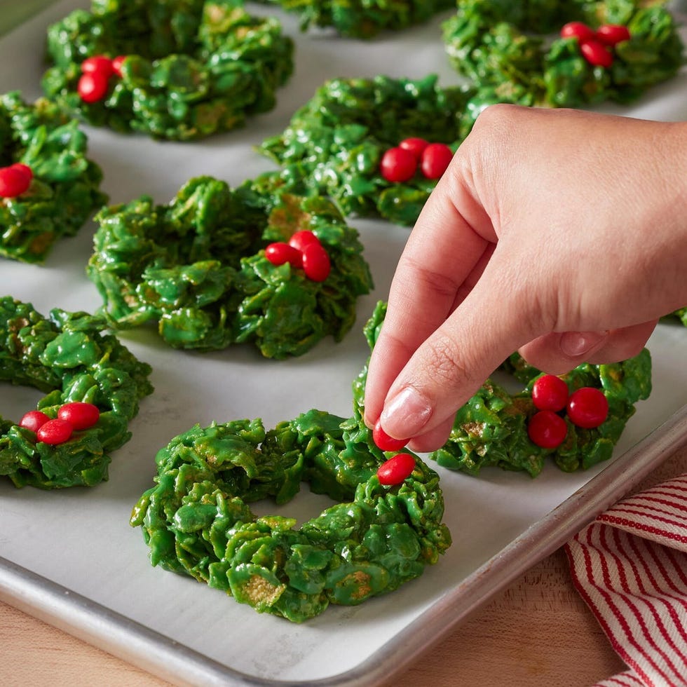 cornflake wreath christmas snacks