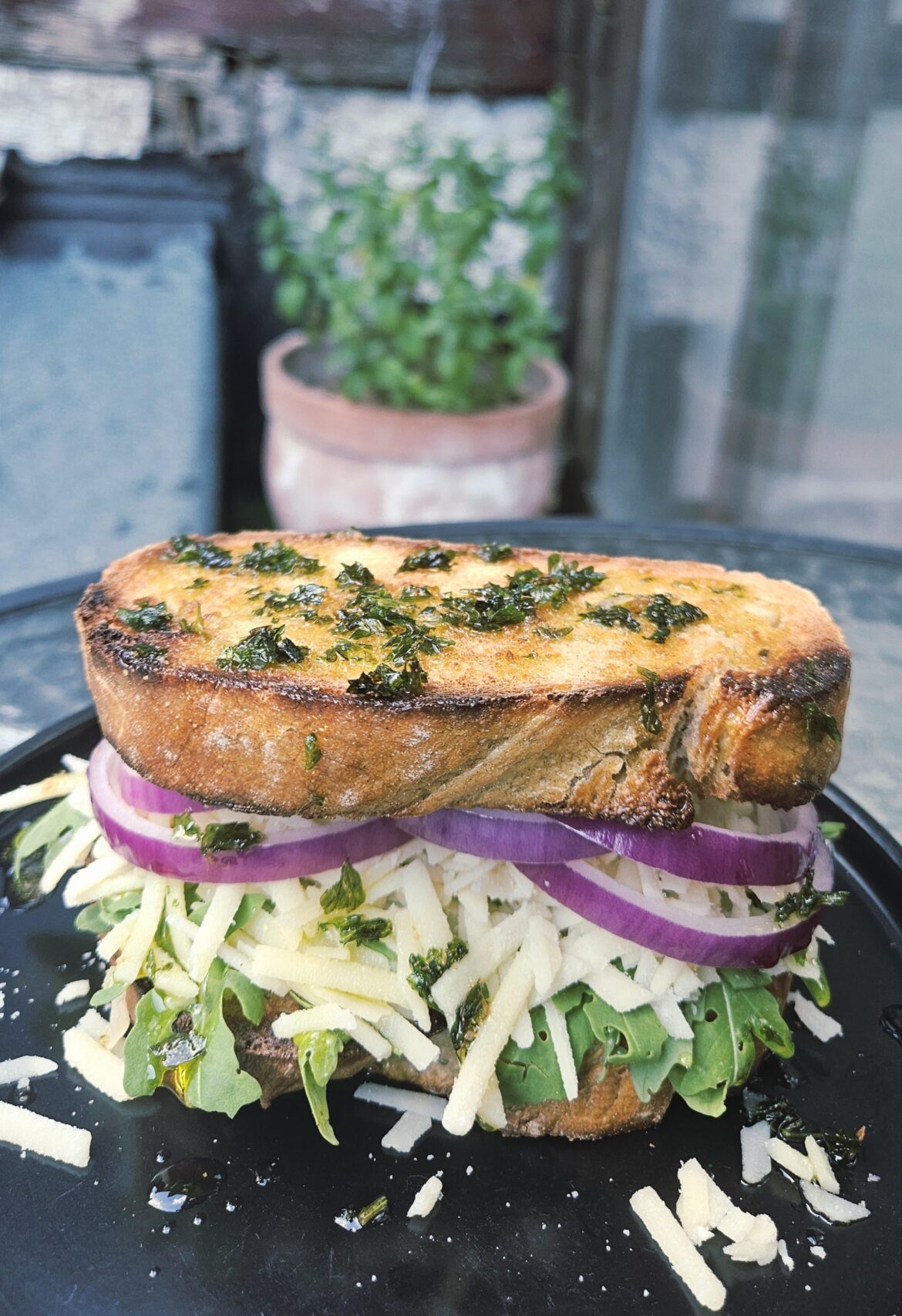 Cheese and Onion Sarnie.