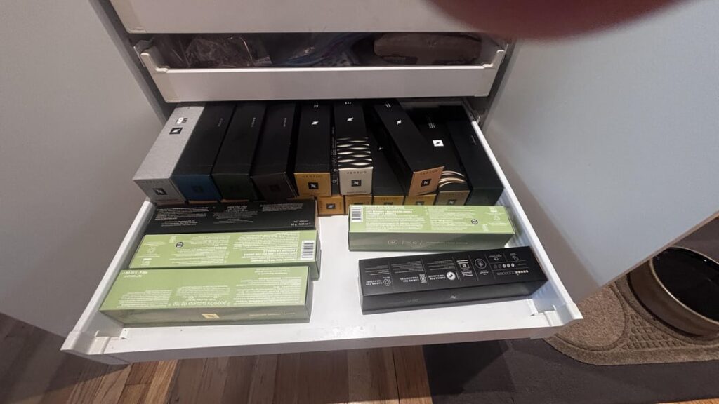 Help!  I think we have gone overboard!  Love Love Nespresso!