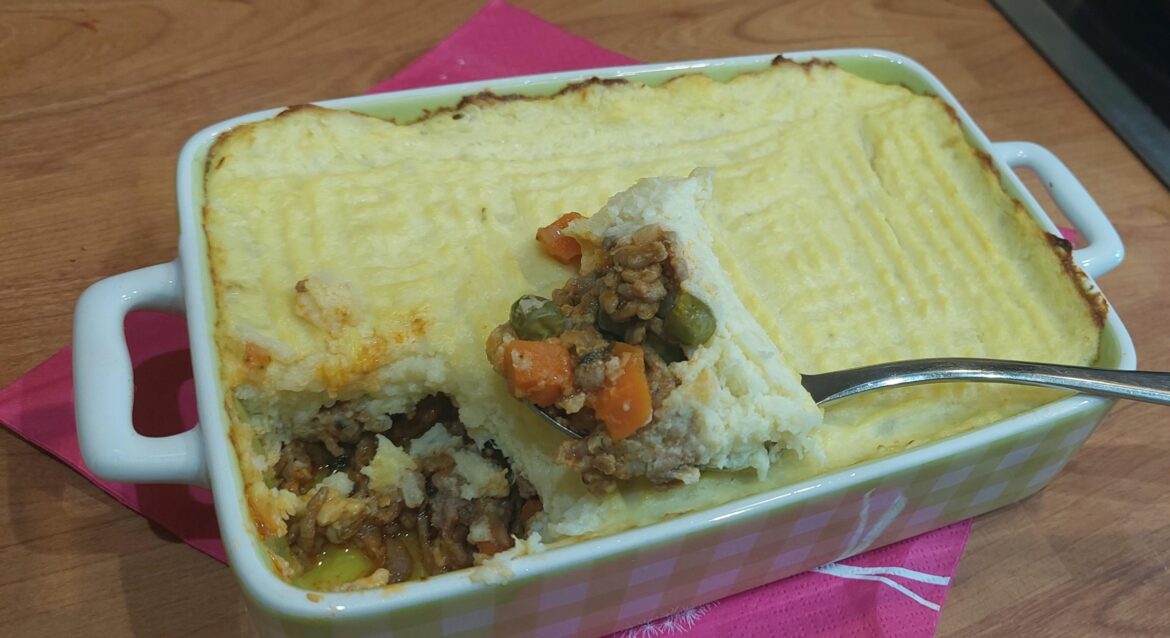 Low carb cottage pie for 600cal