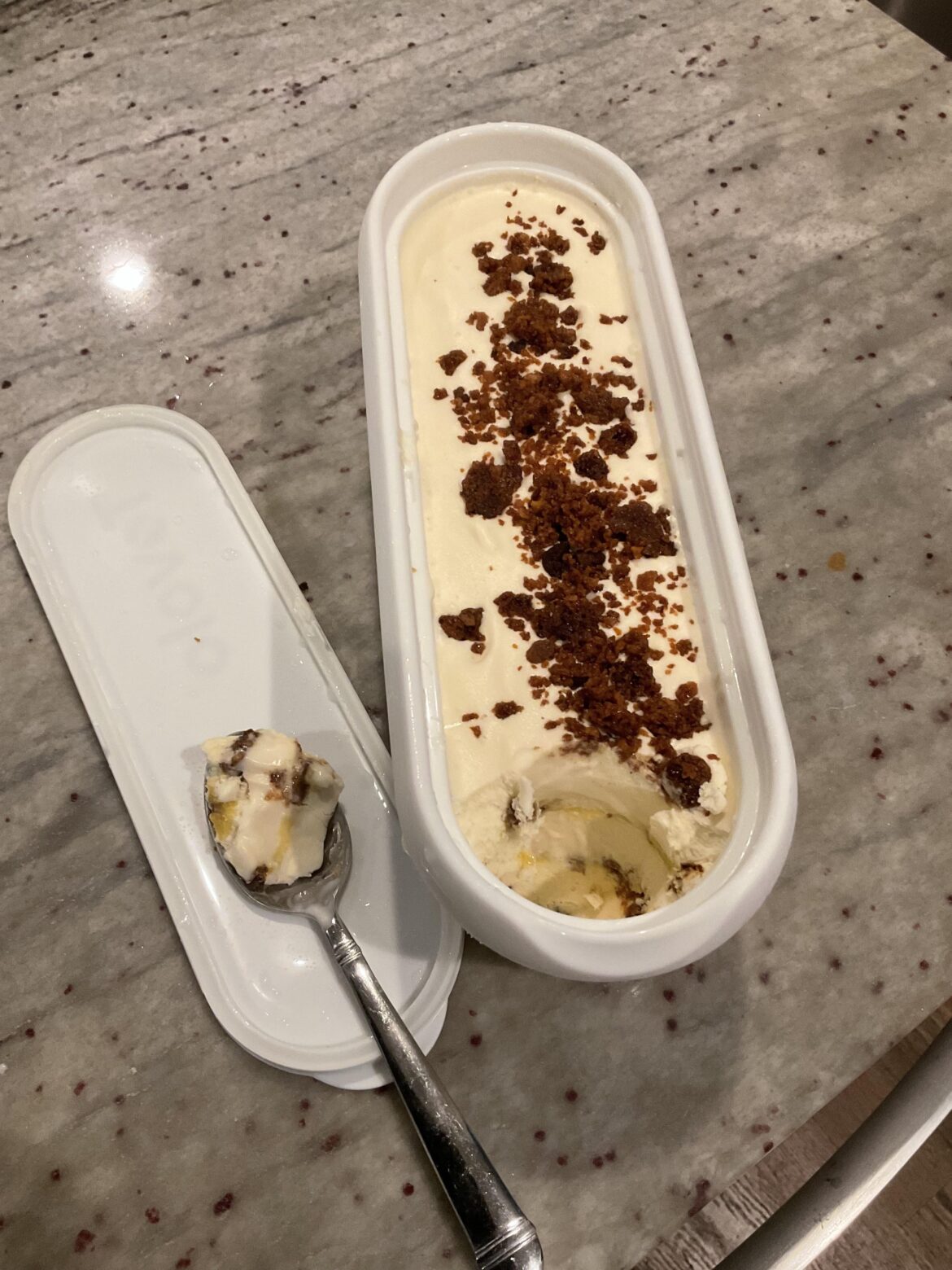 Key lime “pie” ice cream