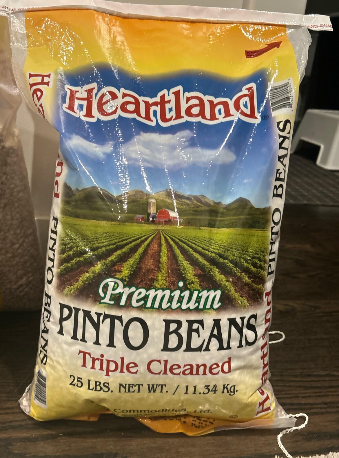 Run to your local Costco:  Picked up 25 lbs of Pinto Beans for $10 each.