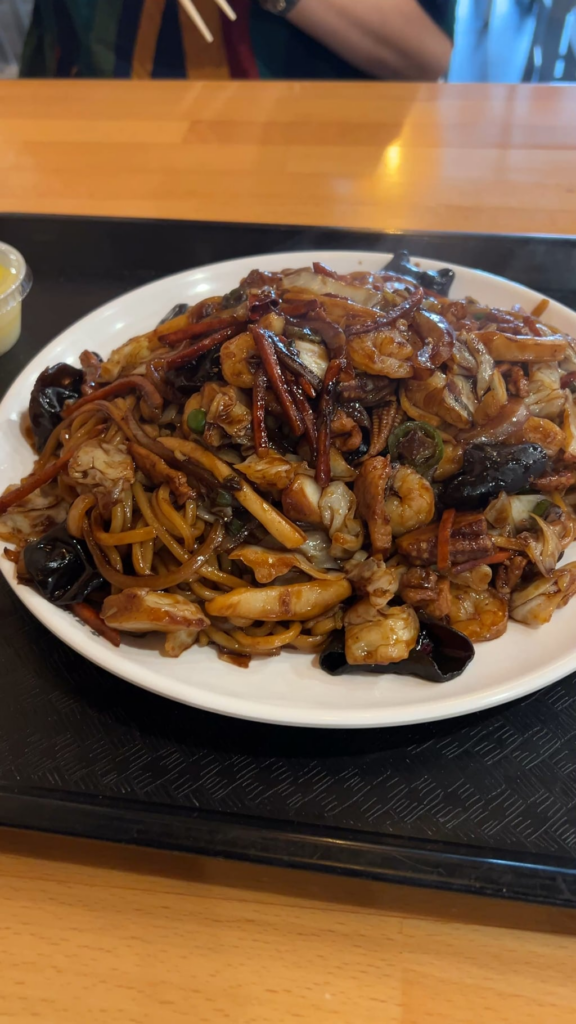 Stir fried jajangmyeon