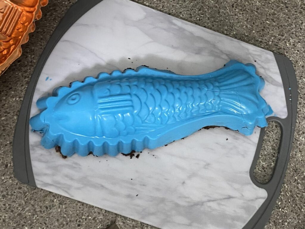 The gluten free chocolate cake I made today