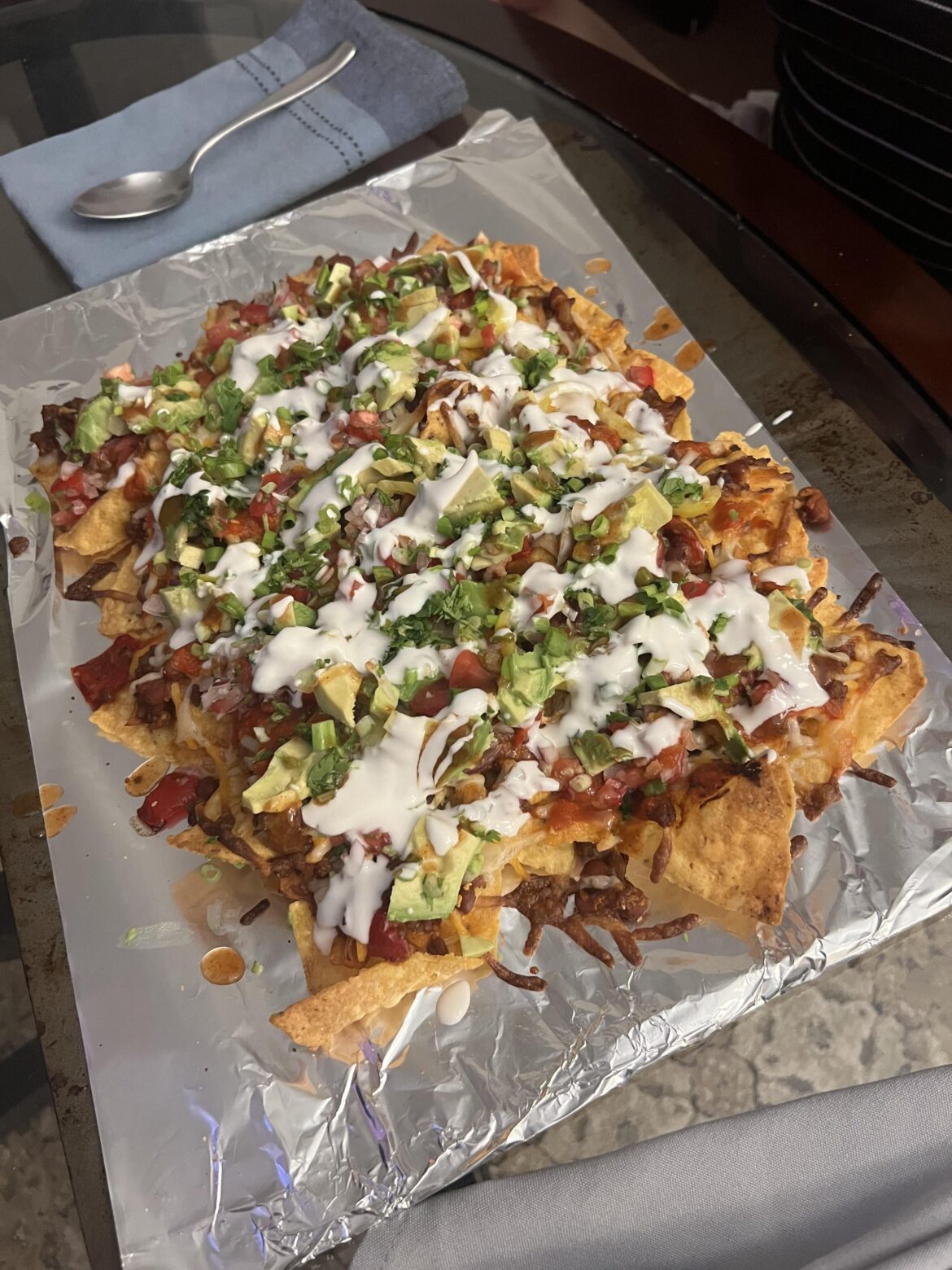 Nachos I made for me and my gf