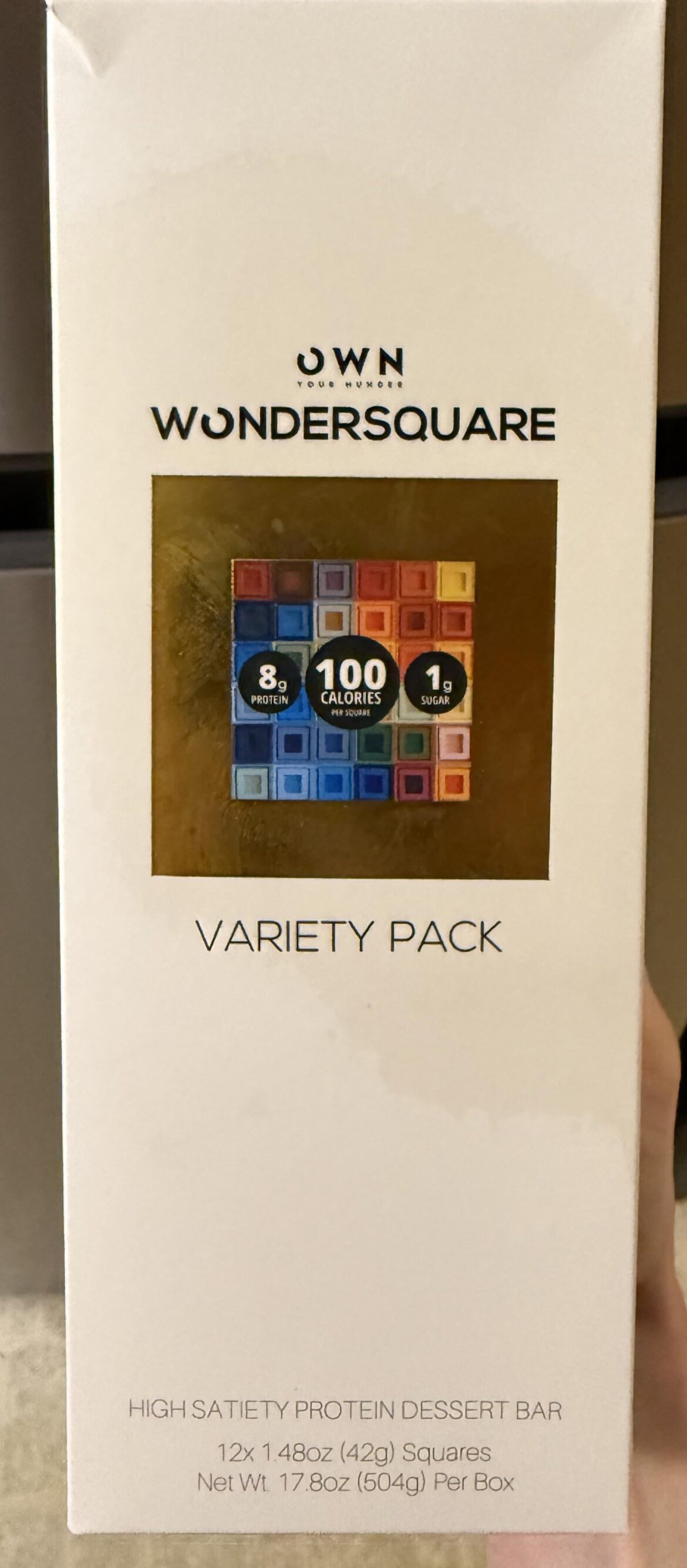 Wondersquare 100 calorie protein chocolate