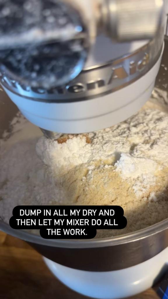 Macranoge in the mixer with me.