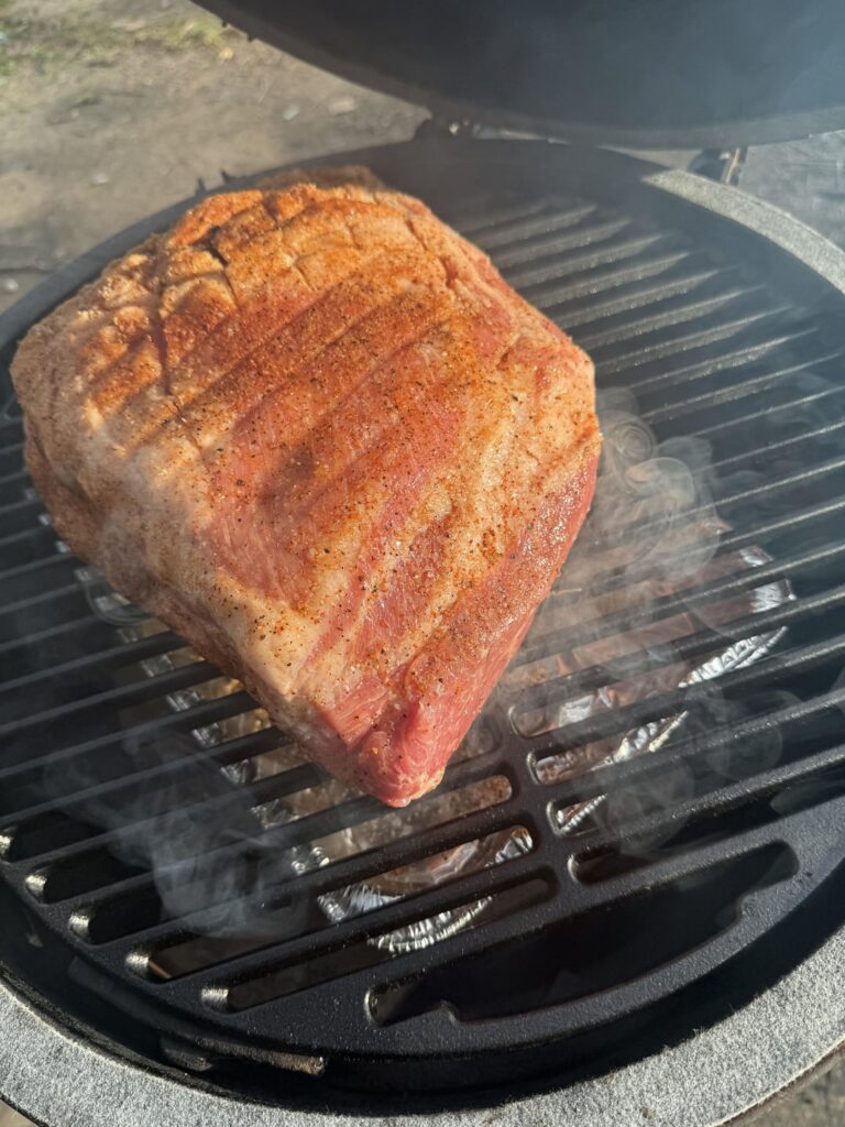 First pork shoulder on the Egg. Both my picky eaters said “MMM.” 👌 First pork shoulder on the Egg. Both my picky eaters said “MMM.” 👌