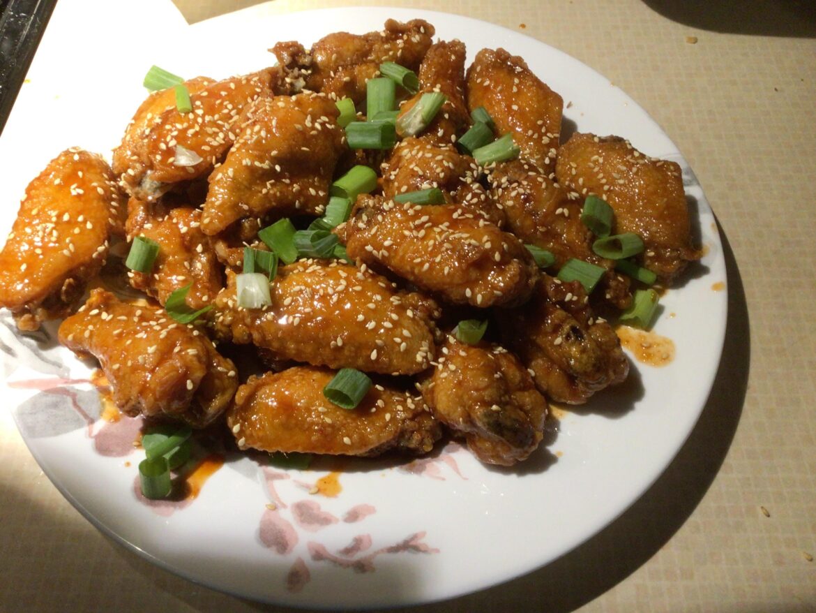 Korean BBQ Wings! Homemade